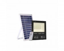 Соларен панел и LED прожектор 100W 2500lm 20Ah IP65 с дистанционно 
