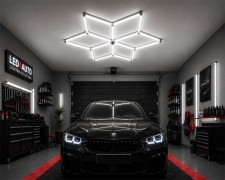 Хексагоново LED осветление 6 ромба 126W комплект Хексагоново LED осветление 6 ромба 126W комплект