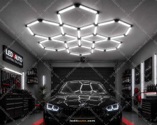 Хексагоново LED осветление 12 фигури 294W комплект Хексагоново LED осветление 12 фигури 294W комплект