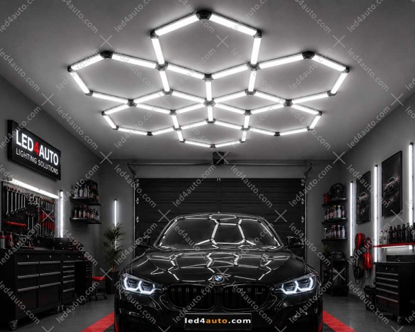 Хексагоново LED осветление 12 фигури 294W комплект