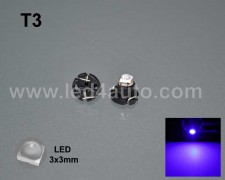 LED 3030-2 лампа за табло Т3 СИНЯ