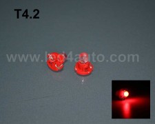 LED лампа за табло Т4.2 ЧЕРВЕНА