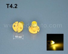 LED лампа за табло Т4.2 ЖЪЛТА