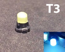 LED лампа за табло Т3 ЛЕДЕНО СИНЯ
